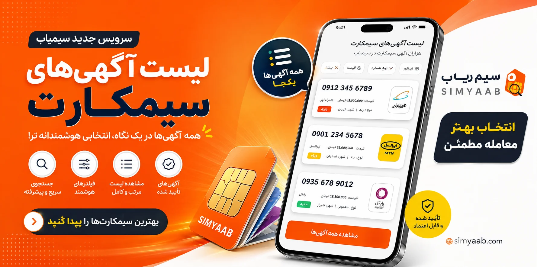 قیمت‌گذاری هوشمند سیم‌کارت | سیم‌یاب